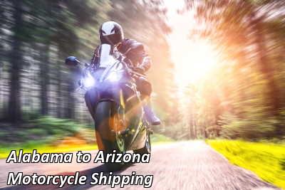 Alabama to Arizona Motorcycle Shipping