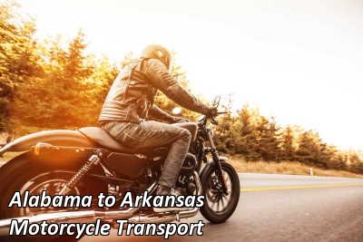 Alabama to Arkansas Motorcycle Transport