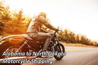 Alabama to North Dakota Motorcycle Shipping