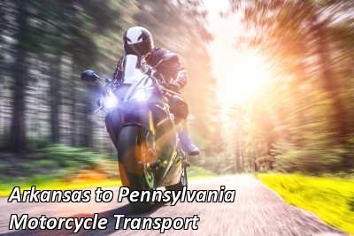 Arkansas to Pennsylvania Motorcycle Transport