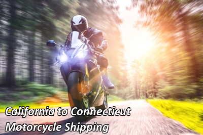 California to Connecticut Motorcycle Shipping