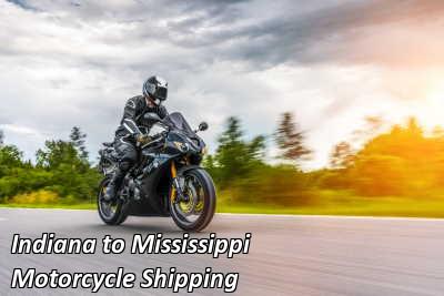 Indiana to Mississippi Motorcycle Shipping