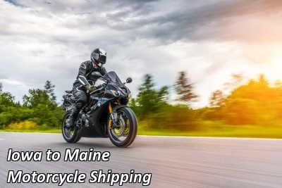 Iowa to Maine Motorcycle Shipping