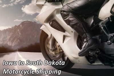 Iowa to South Dakota Motorcycle Shipping