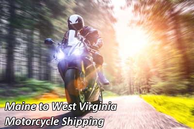 Maine to West Virginia Motorcycle Shipping