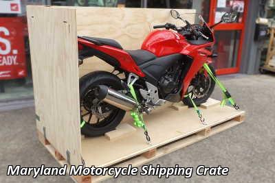Maryland Motorcycle Shipping Crate
