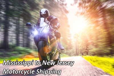 Mississippi to New Jersey Motorcycle Shipping