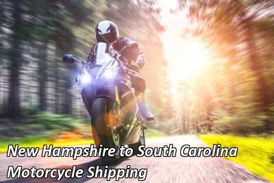 New Hampshire to South Carolina Motorcycle Shipping