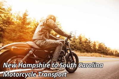 New Hampshire to South Carolina Motorcycle Transport