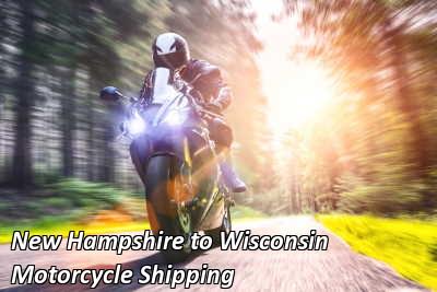 New Hampshire to Wisconsin Motorcycle Shipping