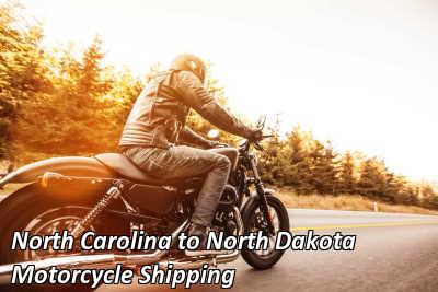 North Carolina to North Dakota Motorcycle Shipping