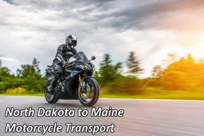 North Dakota to Maine Motorcycle Transport