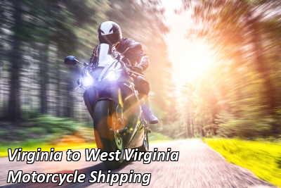 Virginia to West Virginia Motorcycle Shipping