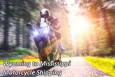 Wyoming to Mississippi Motorcycle Shipping