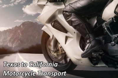 Texas to California Motorcycle Transport